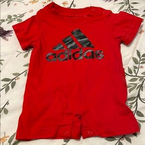 adidas Red Short Sleeve Tee for Kids